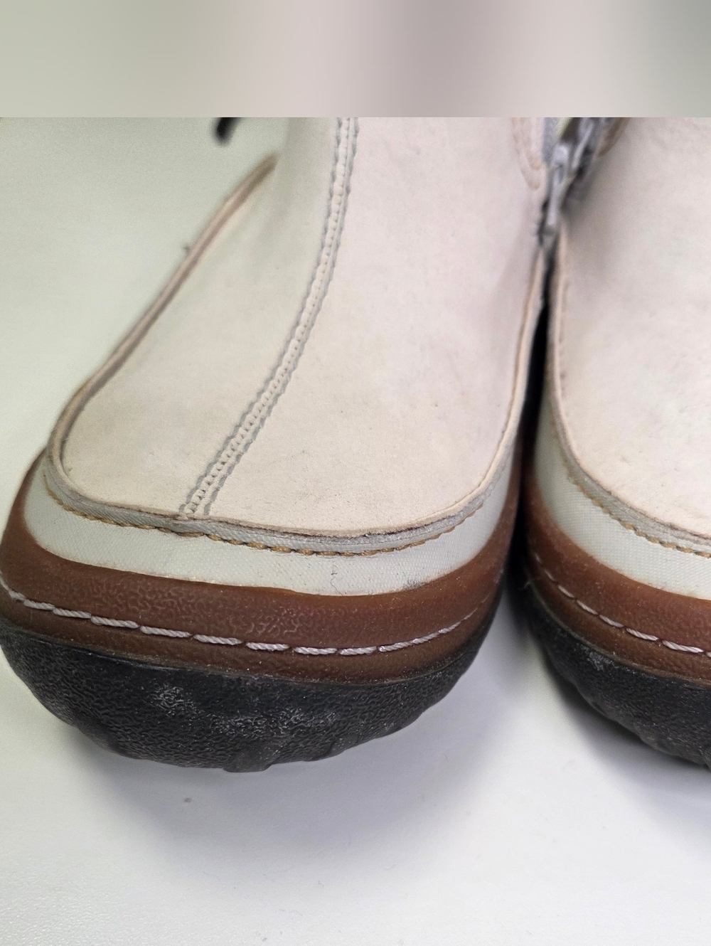 Merrel Women’s Decora Chant White Waterproof Boots Size Silver Lining Size 8 - Picture 5 of 11